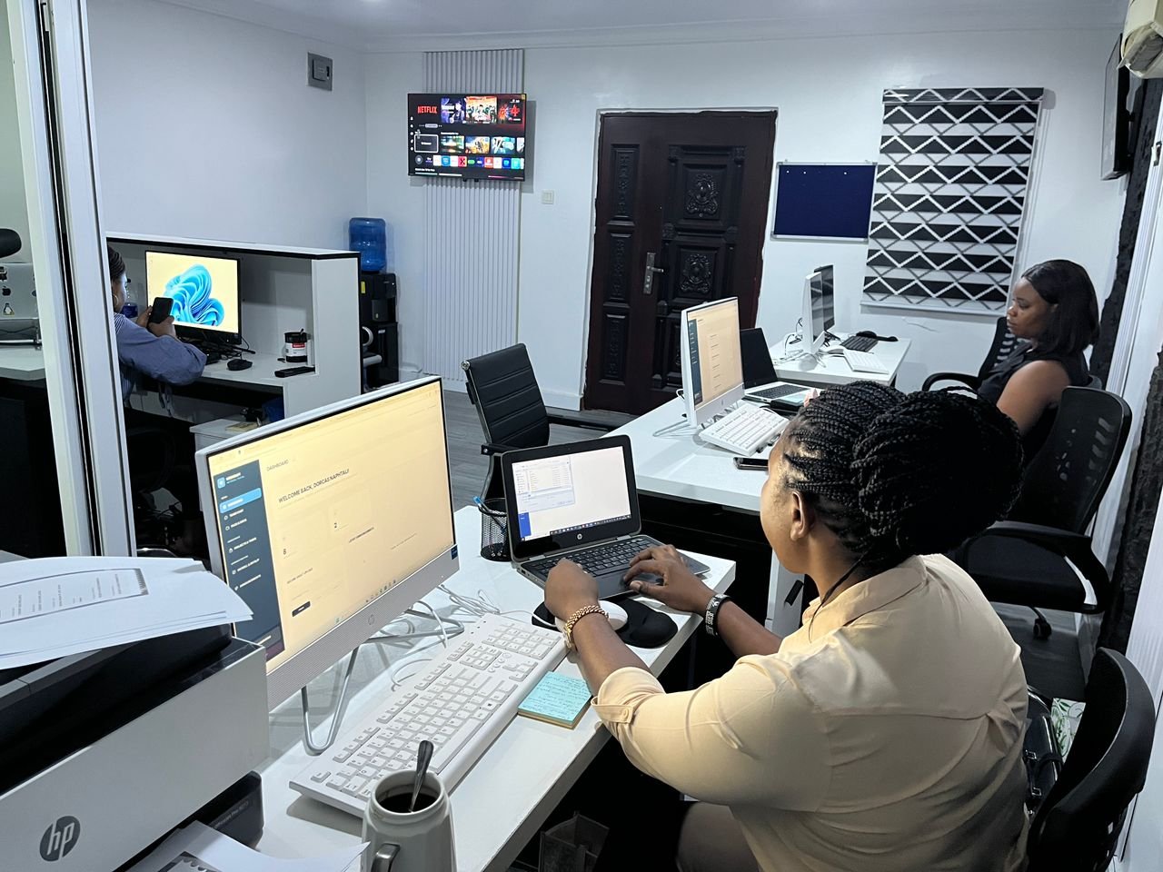 Team at work